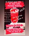 Ikor cafe open mic flyer