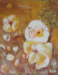 painting of the flowers 